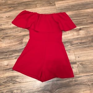 strapless Romper
